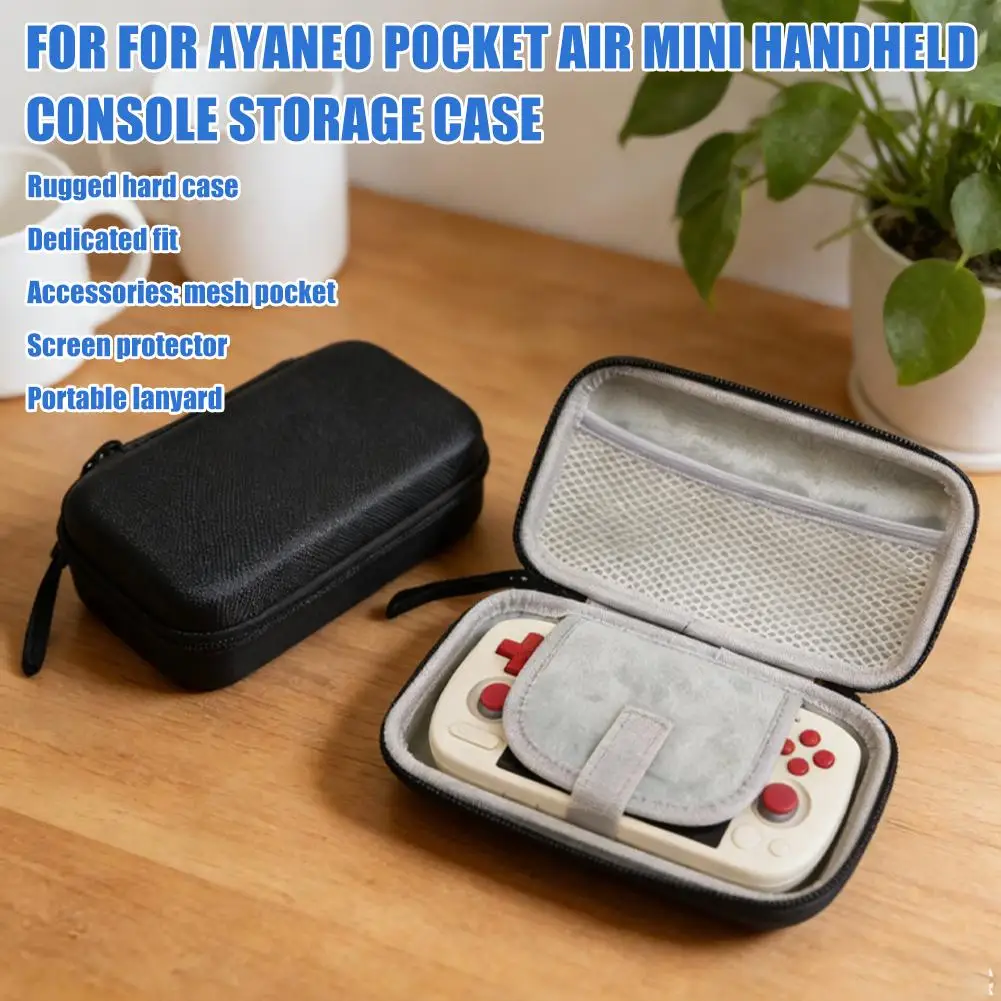 Ayaneo Pocket Air 미니 하드 쉘 보관 케이스 AYANEO AIR MINI 핸드헬드 캐리 백 박스용 충격 방지 게임 콘솔 가방