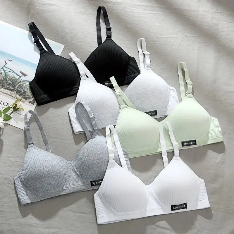 Cotton Bra Small Size 32-38 A B Cup Young Girl Bras Push Up Bralette  Student Bras Woman innerwear No Wire