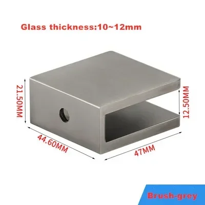 Glass sandwich panel glass clip fixing clip shower room bathroom partition bracket bracket