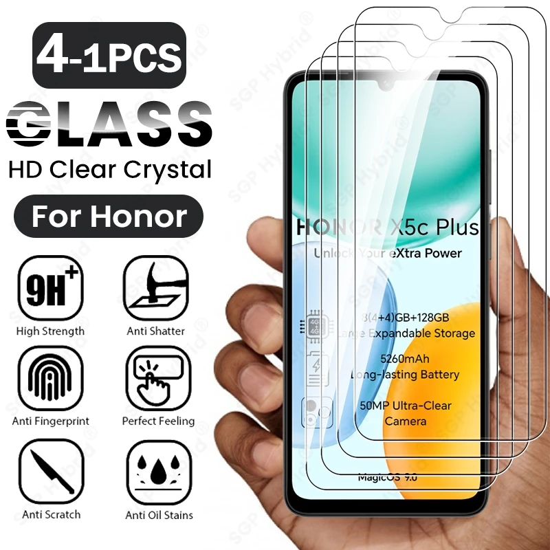 Premium Full Cover Tempered Glass Screen Protector - 9H Clear Glass Film