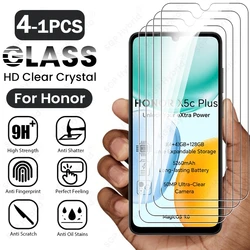 Premium Full Cover Tempered Glass Screen Protector - 9H Clear Glass Film - 4Pieces (Transparent)
