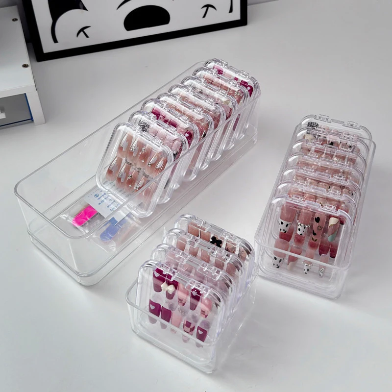 Clear Drawer Organizer Transparent Drawer Divider Storage Box Bins Case For Utensil Cosmetic Groceries Kitchen Tableware 6