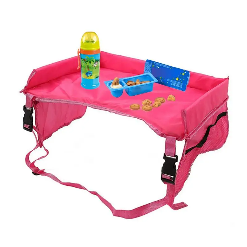 

Baby Car Seat Tray Storage Kids Toy Food Water Holder Desk Children Table Safety Child Table Storage Travel Play Car Accessories