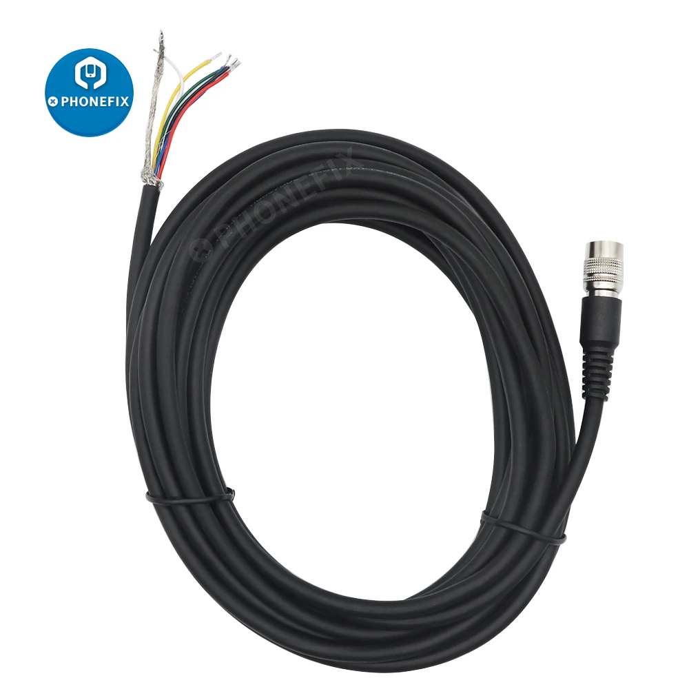 

Industrial Camera Power Trigger IO Signal Cable 6 Pin Hirose Female Plug Industrial Camera 1 Meter