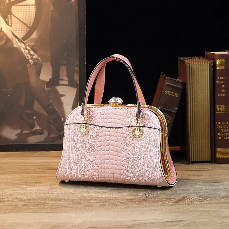 2022 Designer Bag Handbag Women's Carrying Bag with Diamond Embedding Shoulder Bag Crocodile pattern women's bag