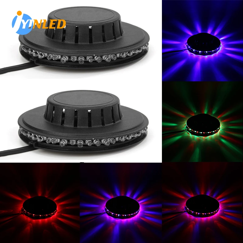 

LED USB RGB Stage Light Mini Colorful Rotating KTV Bar Home Party DJ Disco Effect Lamp Laser LED Disco Sound Strobe Lamp