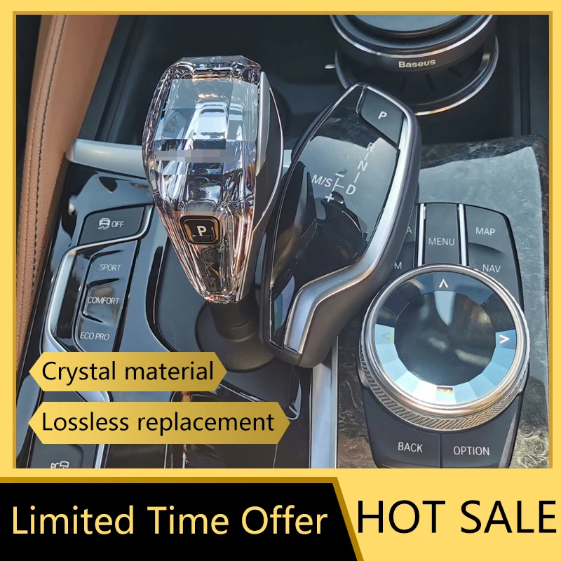 Car Accessories Crystal handle gear shift knob for BMW X3 X4 5 series 5GT 1 2 3 4 |