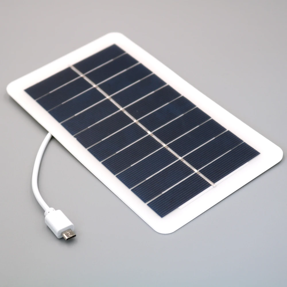 Panel Solar de 5V, 300, 400, cargador de batería USB, Puerto hembra, célula Solar 5,5 V, 1,65 W, reguladores carga V 18650|Células solares| - AliExpress