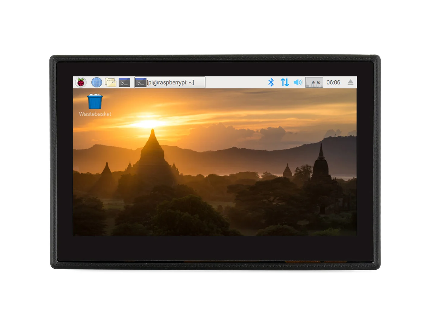 

Емкостный сенсорный дисплей 4,3 дюйма для Raspberry Pi, с защитой чехол, интерфейсом DSI, 800 × 480, поддерживает Pi 4B