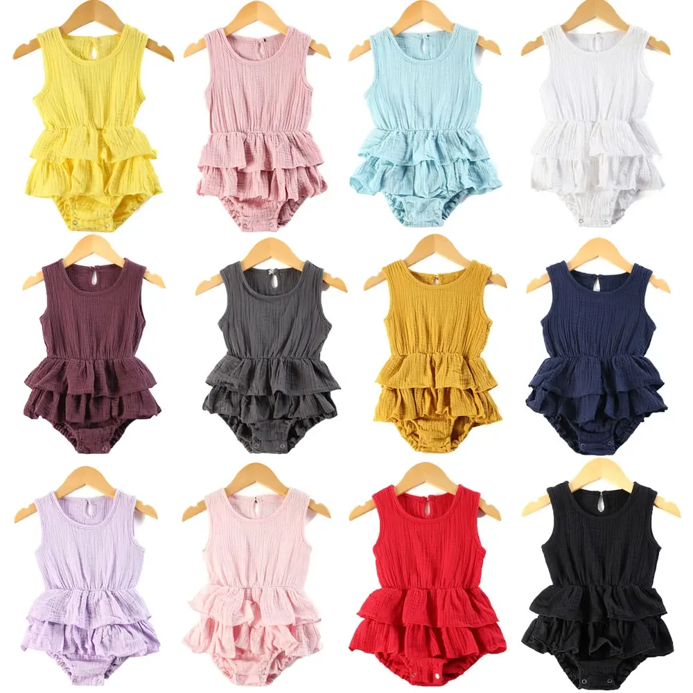 

2020 summer baby girl summer clothes newborn baby romper jumpsuit girl clothing outfit ruffle cute baby romper