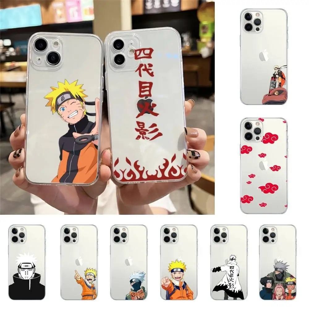 Akatsuki Logo Naruto Transparent Shockproof Phone Case