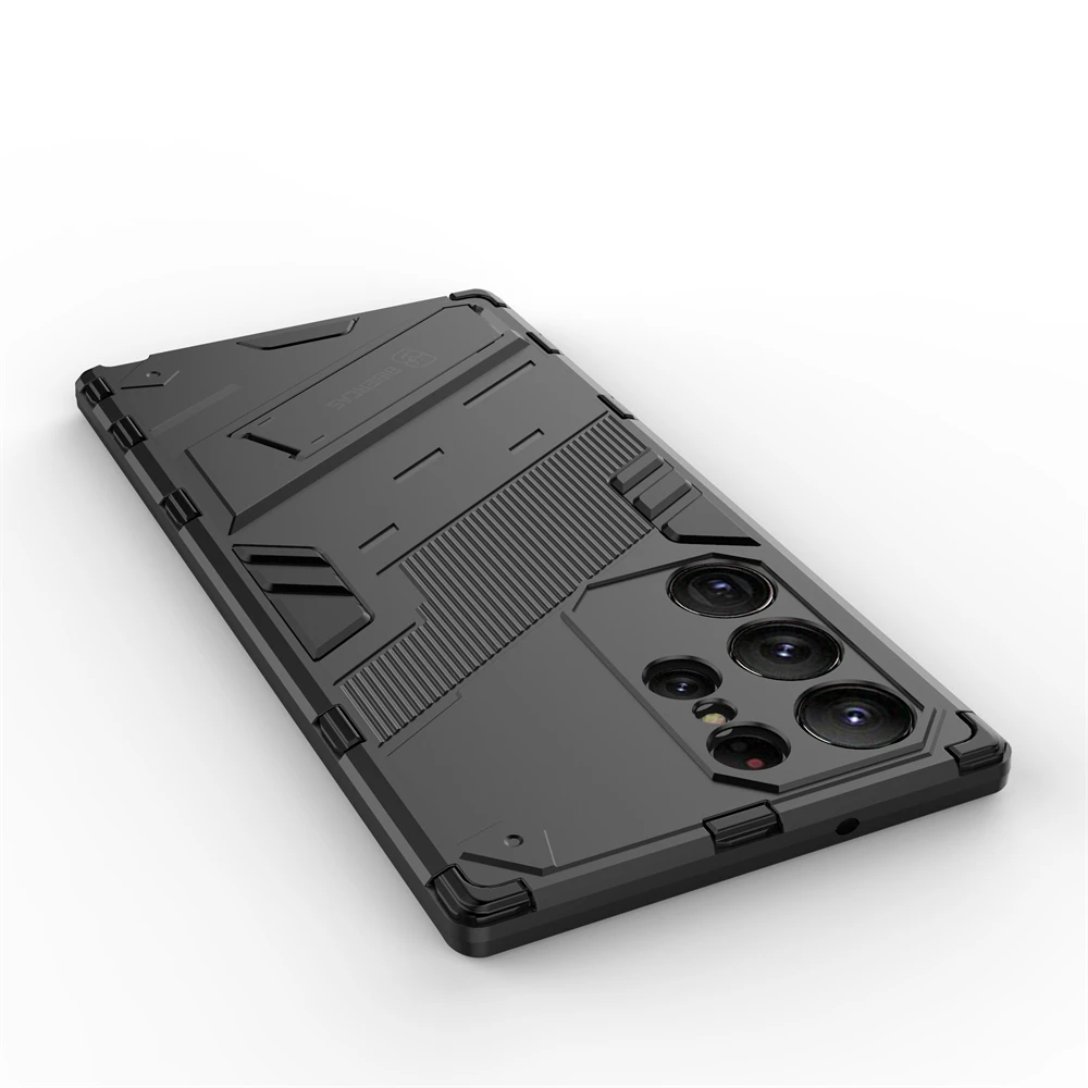 Armor For Samsung Galaxy S23 S22 S21 FE Ultra Plus M54 M14 M34 M22 M32 M31 M51 ShockProof KickStand Case Cover_voghion.com