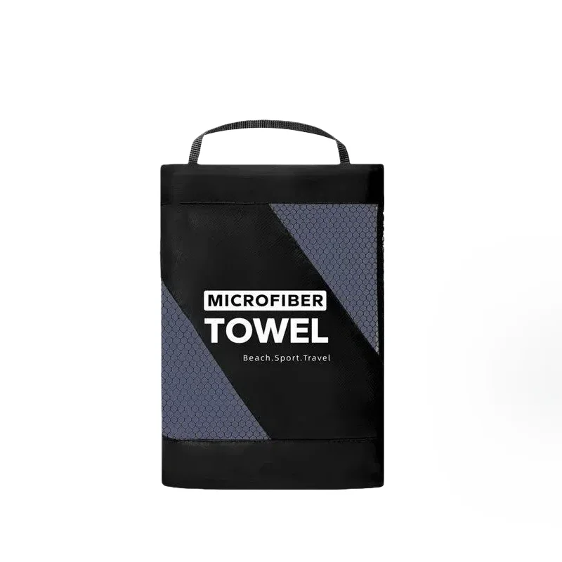 High Quality Microfiber Quick-Dry and Ultra-Absorbent Towel with Portable Bag for Gym, Beach, Yoga, Camping, and Travel