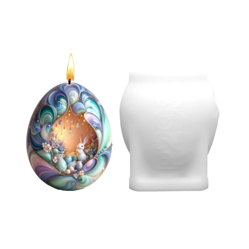 Easter Egg Candle Mold 3