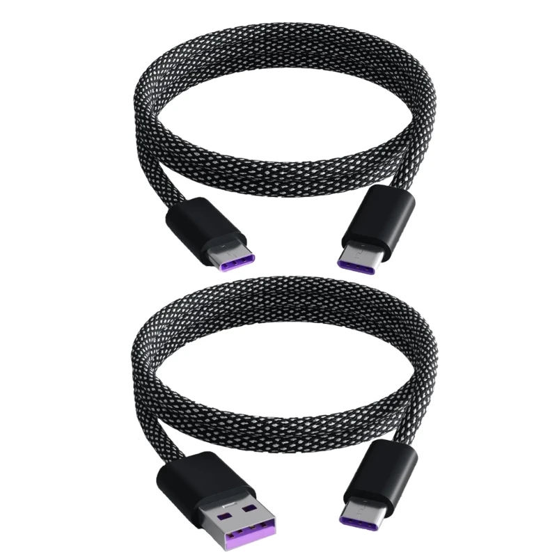 

Магнитный кабель USB на USB 16FB, нейлоновый кабель типа 66 Вт, кабель для быстрой зарядки, кабель для передачи данных