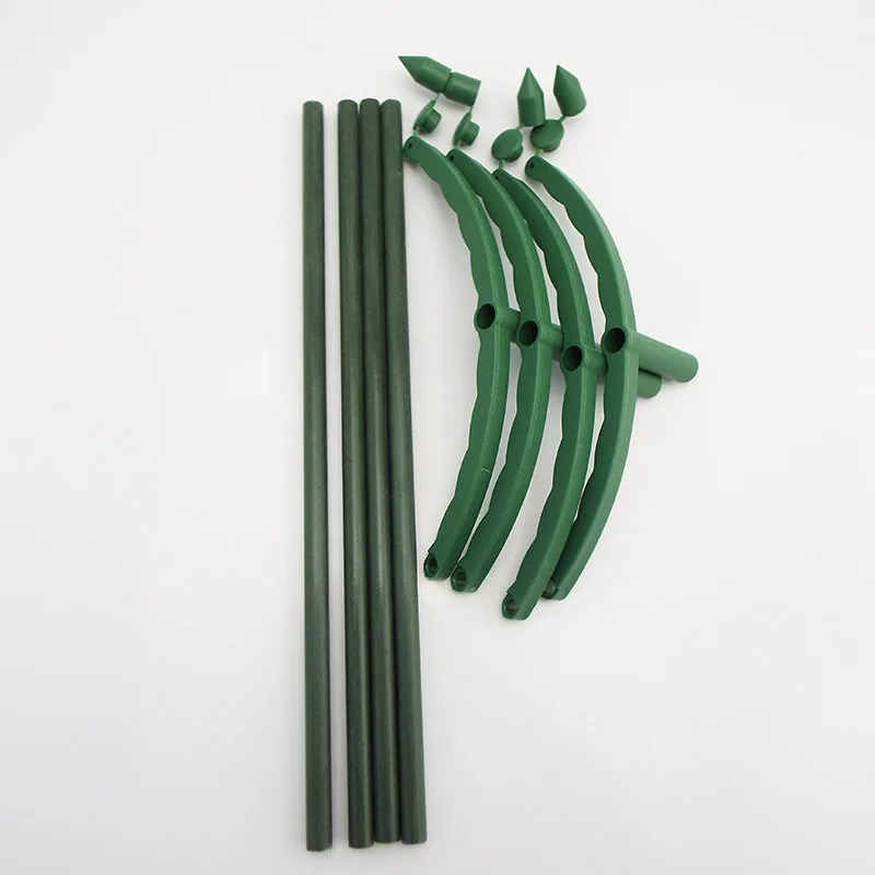 Description Picture 5 of item15cm 25cm Plastic Flower Plant Support Cage Plie Stand Holder Semicircle garden Green House Orchard Fixing Rod Bonsai Tool