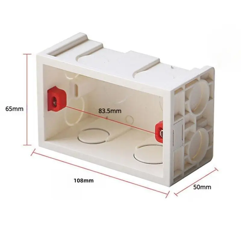 Wall Socket electrical power socket electrical sockets Built-in Mounting Box Suitable for 118mm*72mm Standard