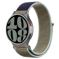 Nylon Sport Loop Band - Adjustable Watch Strap for 22 mm watch band (46 Khaki)