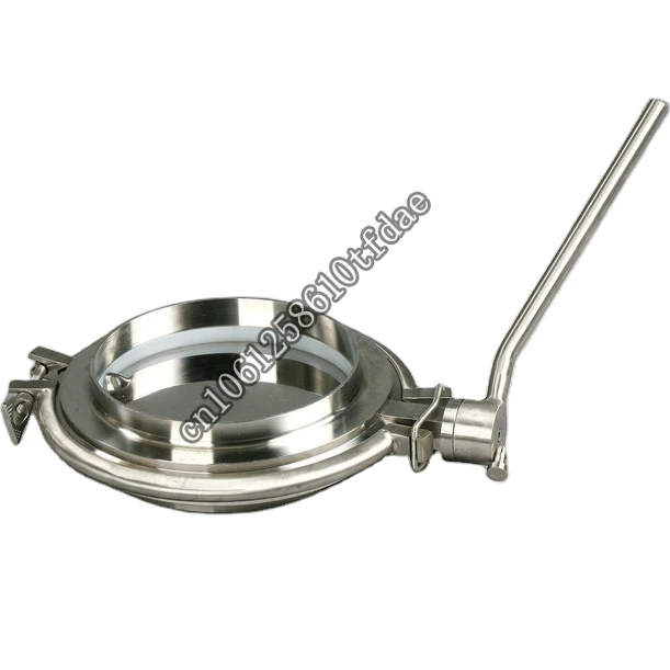 hygienic ss304 stainless steel powder butterfly valve quick open clamp type for IBC tank high temperature sanitary pressure sensors 200℃ clamp type 50 5 quick install flat film liquid hygienic pressure transducer