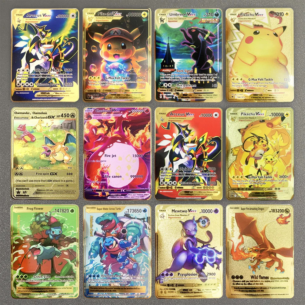 Pokemon 10000 Points High Hp Charizard Pikachu Mewtwo Eevee