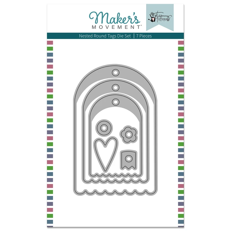 Mmao Crafts Metall-Stahlschneideformen, verschiedene Box-Rahmen-Buchstaben-Schablonen für DIY-Scrapbooking, Papier-/Fotokarten, Prägeformen