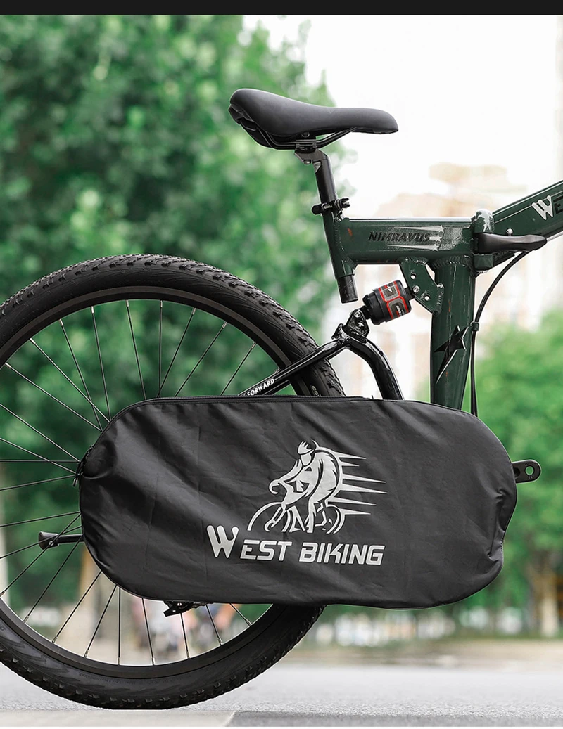 West Biking Fahrradkettenabdeckung Staubschutzhülle Kettenblatt Wasserdicht Straße Berg Klappfahrrad Kettenrad Bilke Equipme – Detail 14