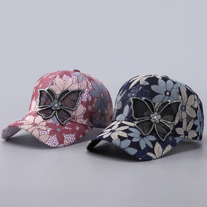 

New bow tie ladies baseball cap, casual cap, travel duck tongue cap Snapback cap Adjustable outdoor sports cap