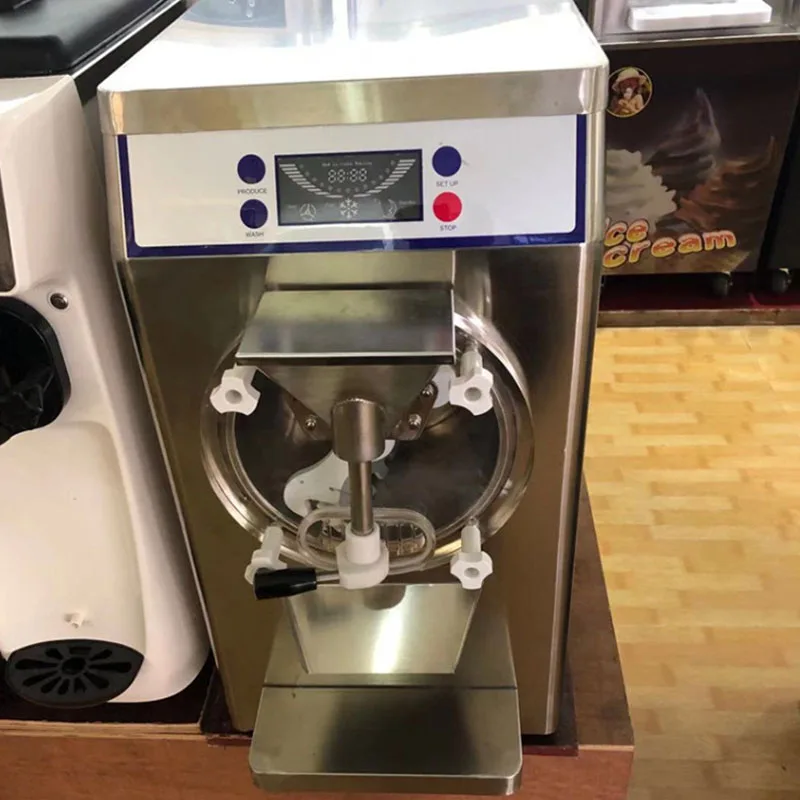 Hard Ice Cream Maker Commercial Vertical 20L Large Capacity Stainless Steel Haagen-Dazs Summer Freeze Equipments Cone Machine 2