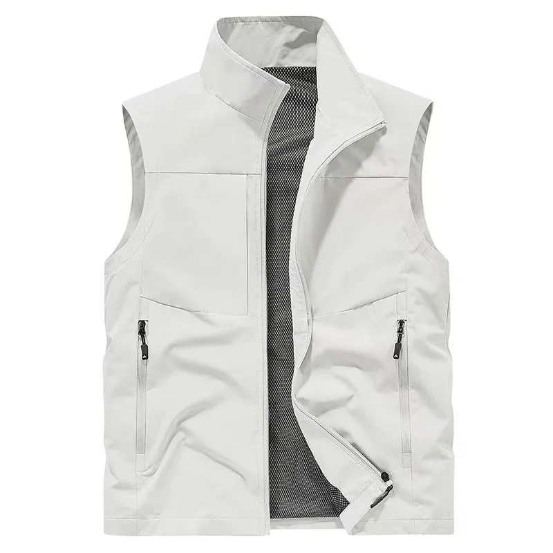 Gilet homme en laine mouton rembourré chaud - Veste sans manches doublée polaire pour sports extérieurs