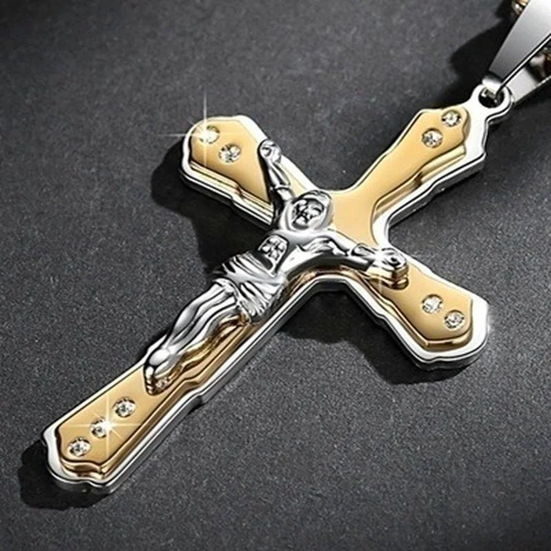Jesus Cross Faith Necklace 5
