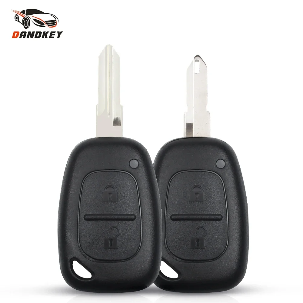 Dandkey 2 Pulsanti Remote Car Key Shell Case Per Vauxhall Opel Vivaro Per Renault Traffic Master Vivaro Movano Kangoo Ne73/Vac102