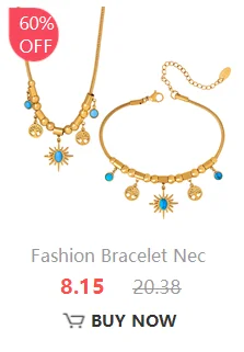 Marka Hip Hop Edelstahl Halskette Armband Set für Frauen Mode vergoldete Kette grün Zirkon Schmuck Hochzeits geschenk – Detail 8