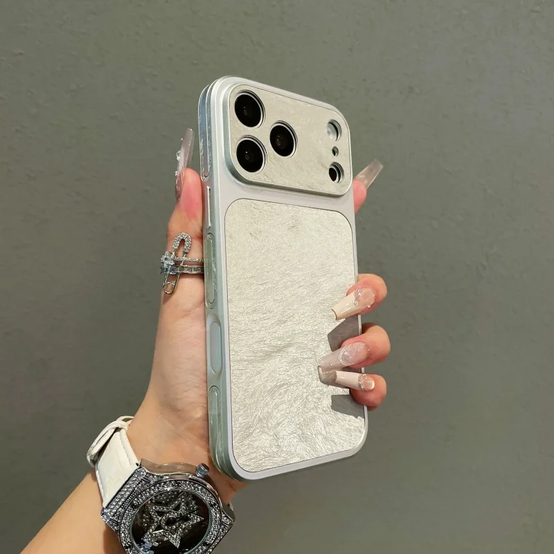 Elegant Frosted Velvet Texture Shockproof Phone Case with Full Bumper Protection