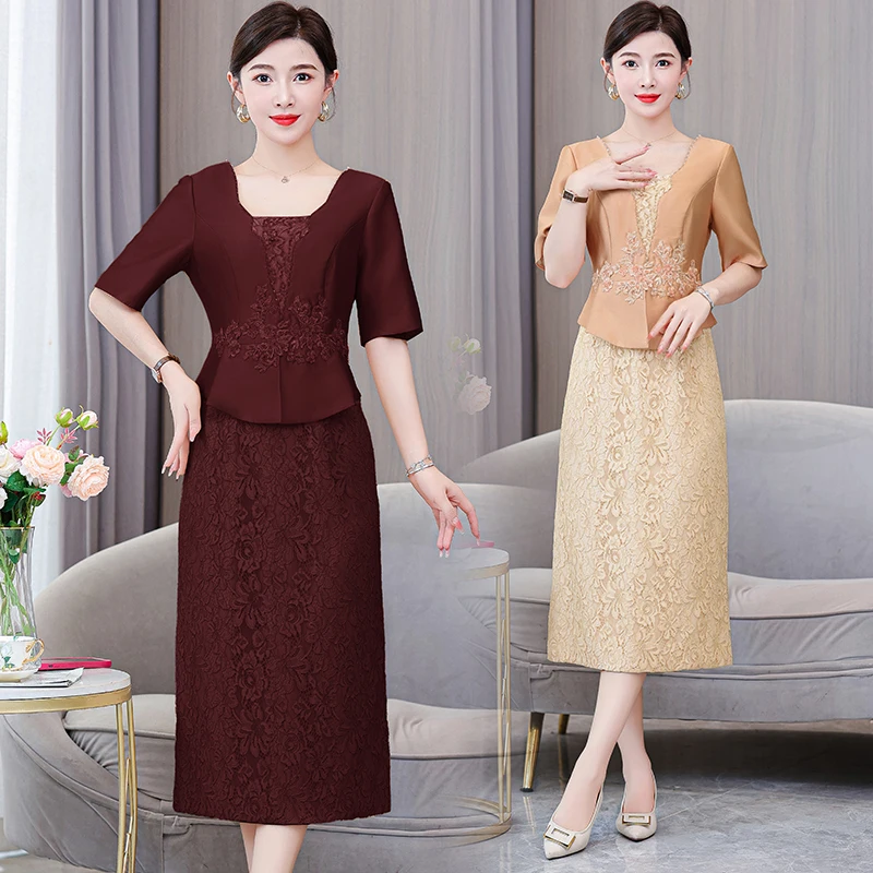 

2024 new fashion wedding dress temperament slimming women's dress design sense