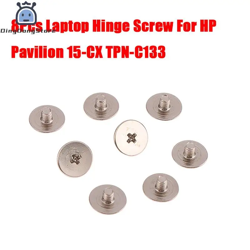 

8Pcs/Set Laptop Hinge Screw Flat Head Cross Head Screw For HP Pavilion 15-CX Series TPN-C133 Laptop Assembly Hinge Screws