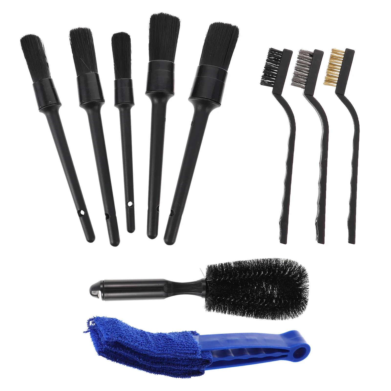 10pcs Car Detail Brush Auto Detailing Brushes Set Premium Car Cleaning