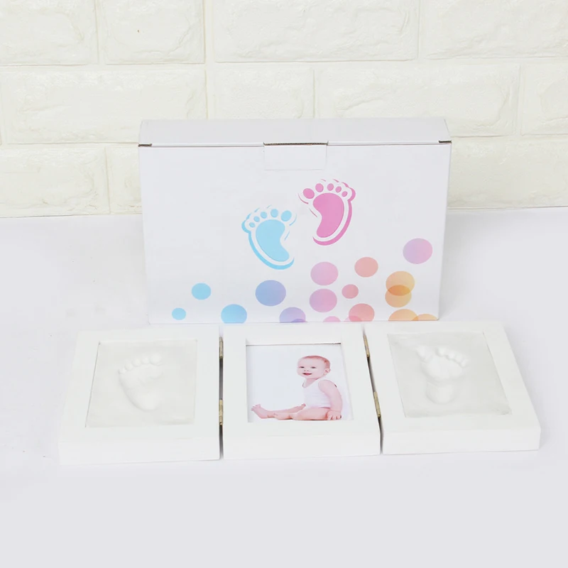 Newborn Baby Handprints and Footprints Photo Frame 4