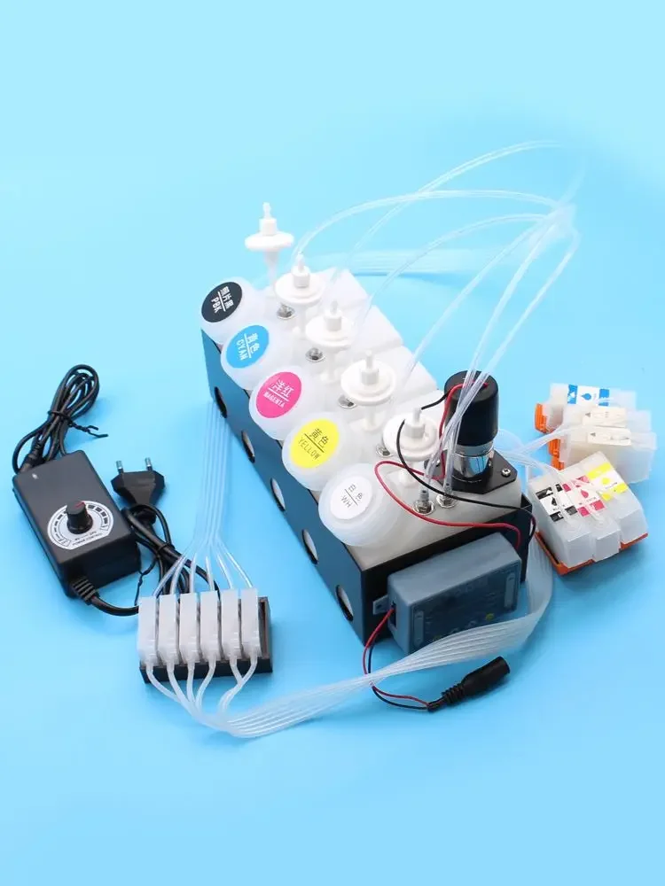 Xp15010 Dtf Ciss Ink Tank For Epson Xp15000 Xp15080 Printer Ciss Damper Bulk Ink Tank Supply System With Stirrer Mixer Timer