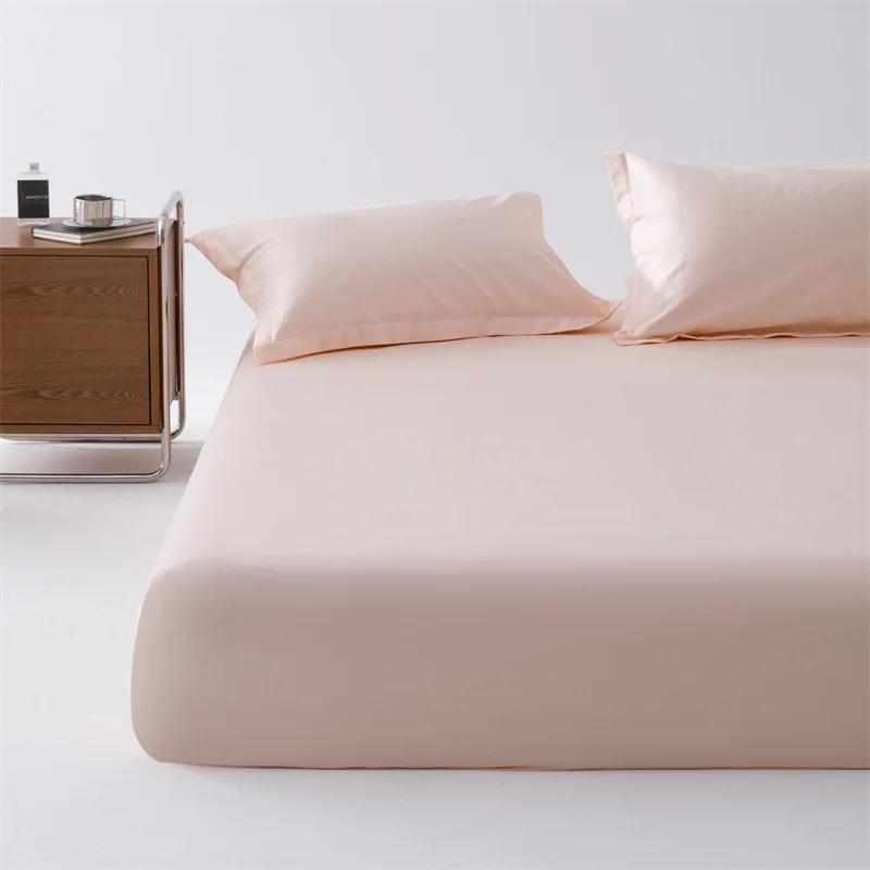 

2023 bed sheets pure cotton fitted sheet pure cotton bedspread long staple cotton single piece solid color