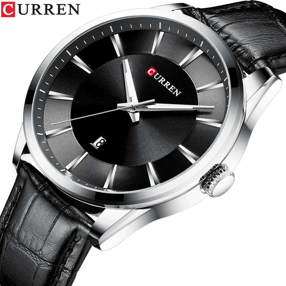 x Orologio Da Polso Curren 8365 Uomo Analogico Quarzo