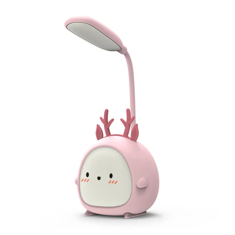 

Colorful Night Light LED Reading Light Eye Protective Cute Cartoon Desk Lamp Foldable Portable LED Light USB Recharge Desk Lamp