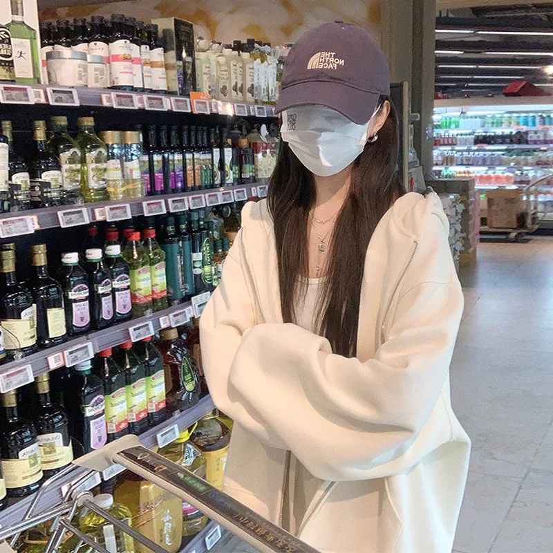 Denim Planet Cardigan Spring Top New Casual Hooded Jacket Cardigan Women's Zipper Hoodie Trendy Hoodie Jacket