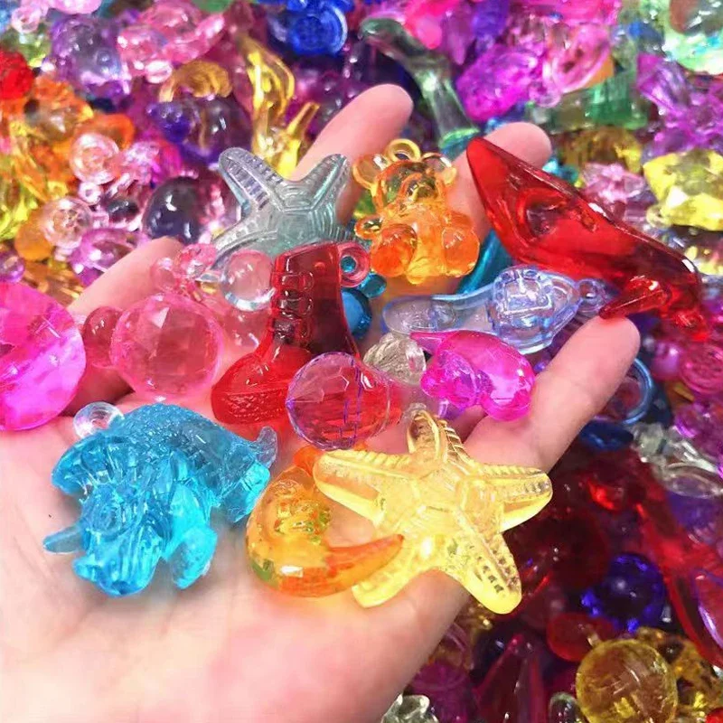 Creative Gifts Acrylic Diamond Gems Jewels Pirate Treasure Chest Hunt Party Favors Regalos Cumpleaños Niños Para Invitados 3