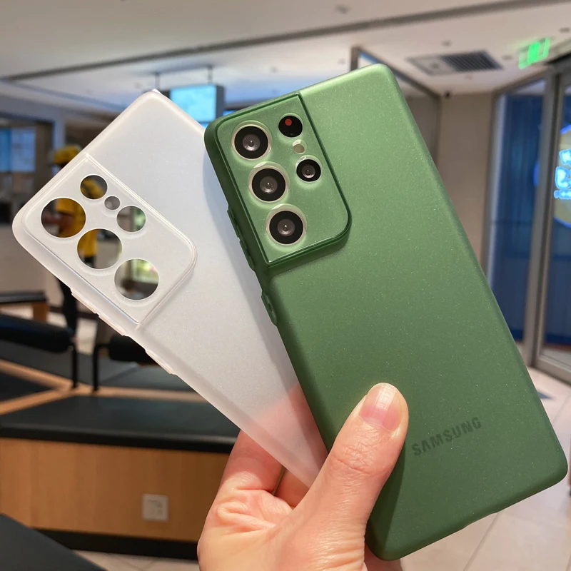 0.3mm Slim Soft TPU Phone Case For Samsung Galaxy S22 S21 Plus Note 20 Ultra Thin Matte Cover For Samsung Galaxy A52 A72 Case