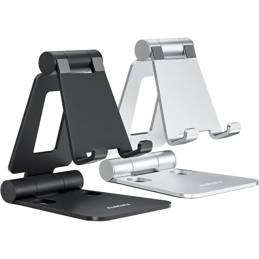 Nulaxy Dual Folding Adjustable Phone Stand Pack