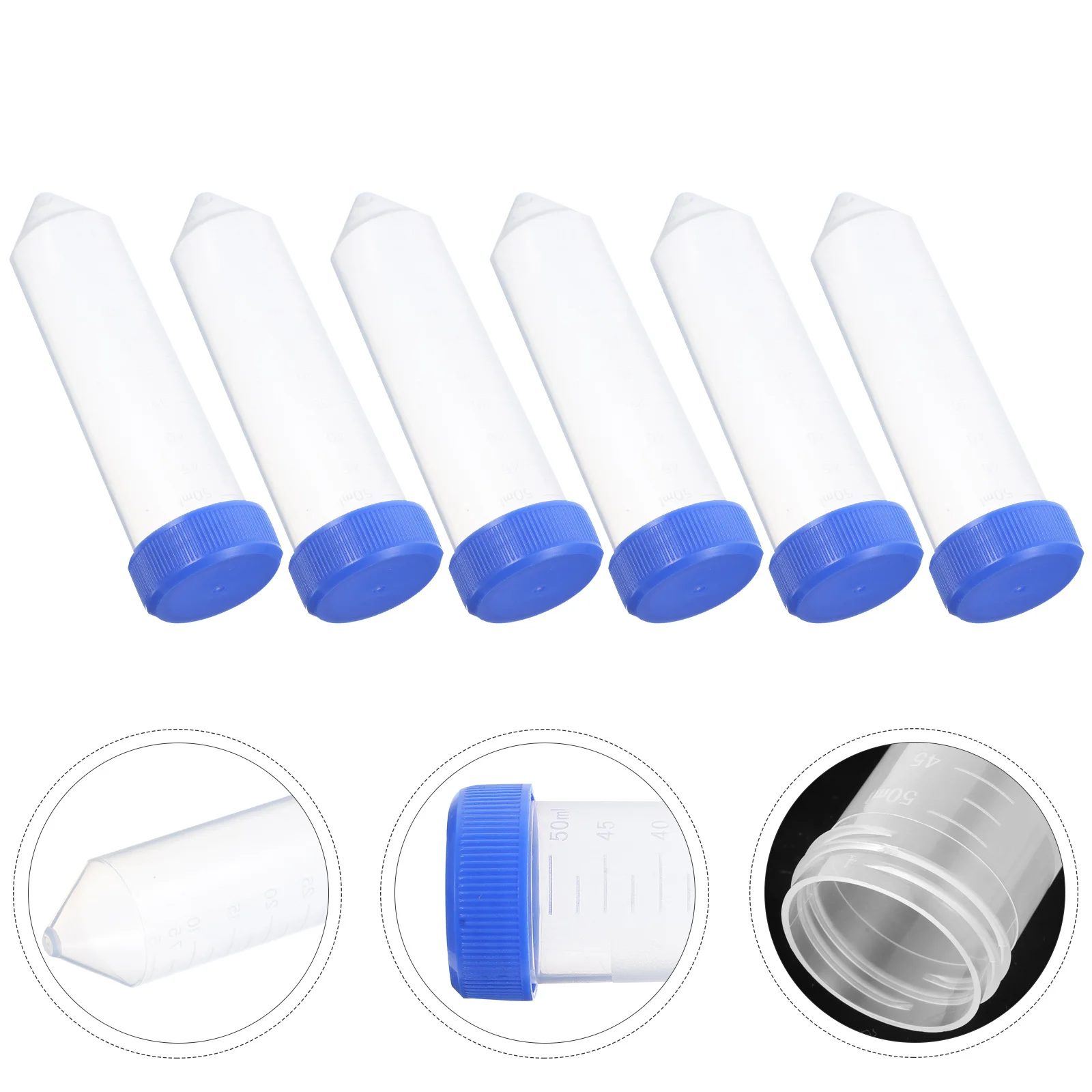 

Центрифужная трубка с заостренной головкой, нетоксичные лабораторные принадлежности с крышкой для образцов, масла, прочные, удобные для лаборатории