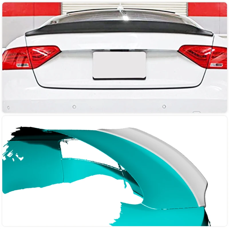 For Audi A5 S5 RS5 Rear Boot Trunk Spoiler Lip Wing Sport Trim Lid