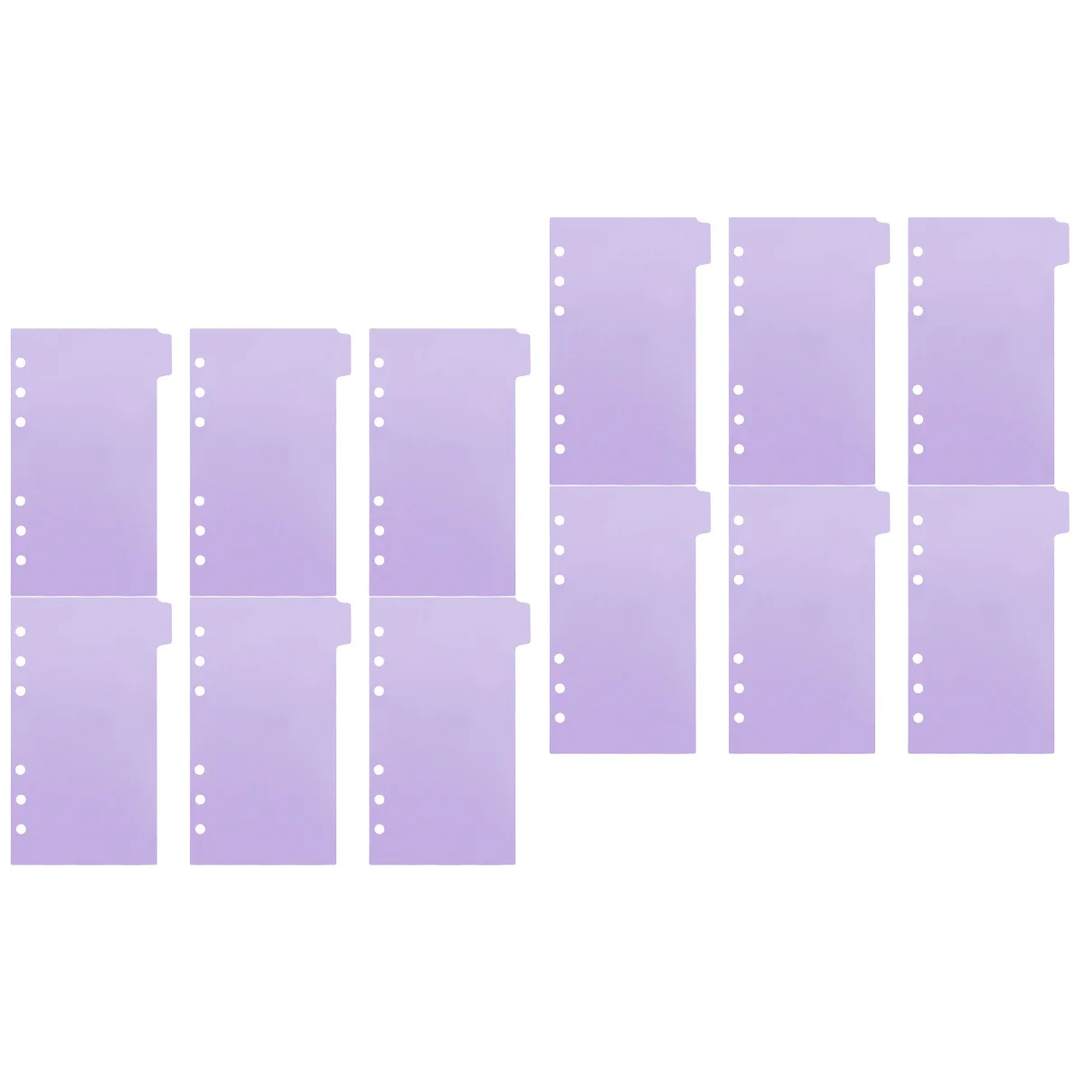 

Colored Page Markers Notebook Index Paper Loose-leaf Separator 6-hole Partition