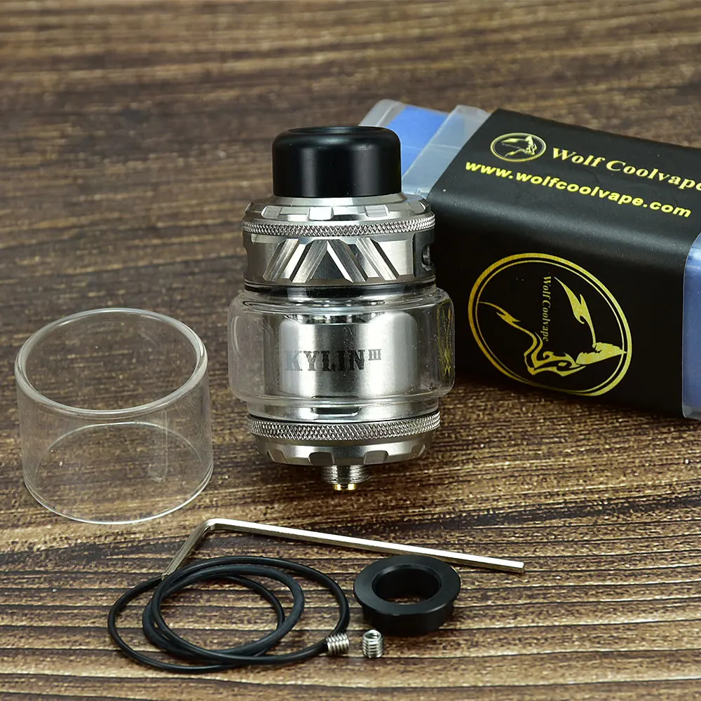 

Kylin V3 RTA Tank 6ML Atomizer vape rta tank Single/Dual Coil Electronic Cigarette Vaporizer vape rta vs zeus x rta
