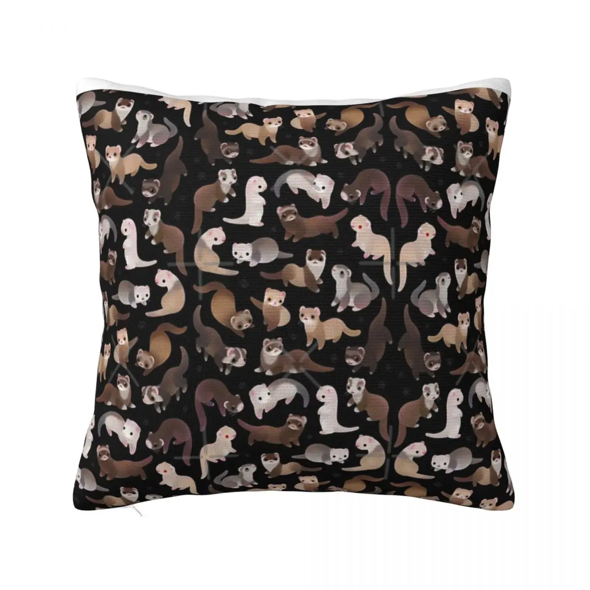 

Ferret - Dark Home Pillows For Sofa Room Decorating Items Pillow Case Pillow Cover